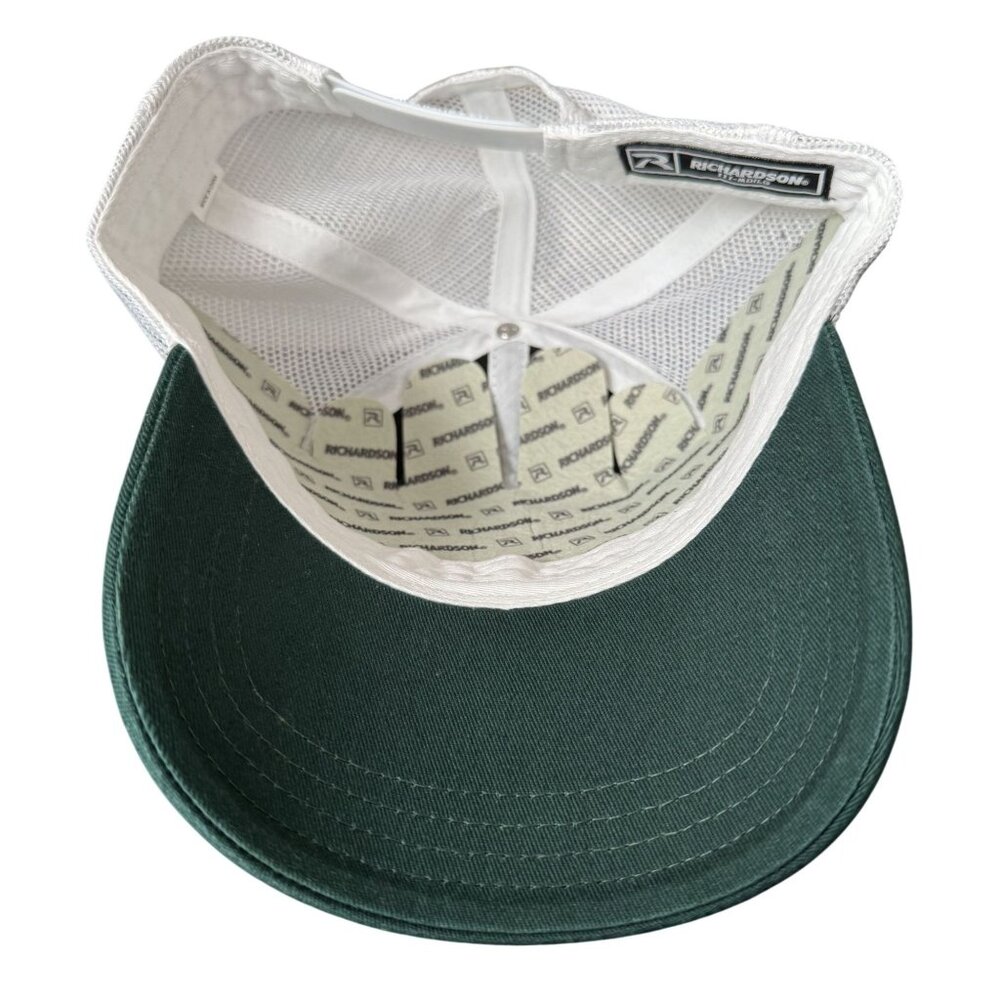 Keystone Mountain Green Trucker Richardson 111 Snapback Hat Cap - Picture 2 of 2